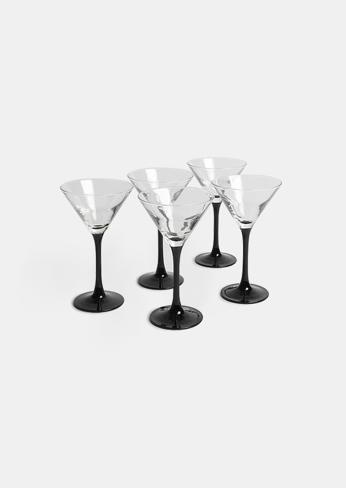 100197. Luminarc Black Base Martini Glass
