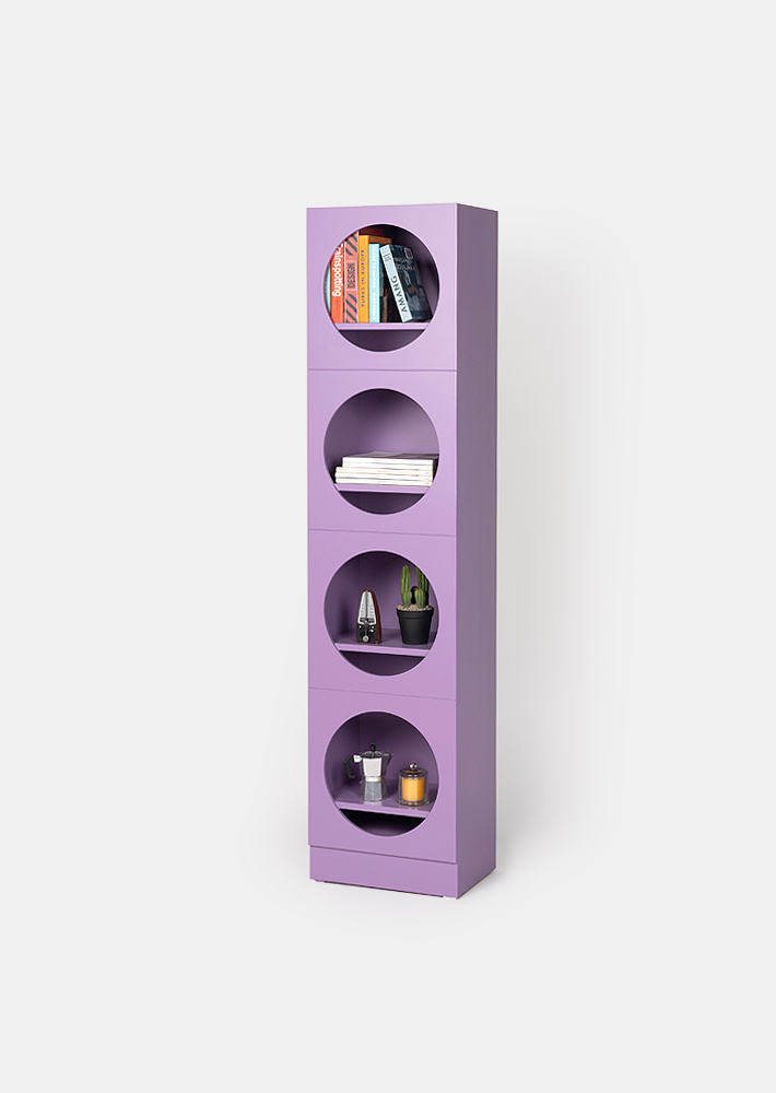 100323. display cupboard purple (2 ea)